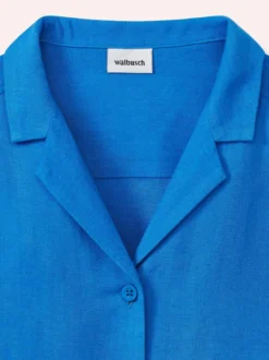 Reverskragen Bluse Leinenmix