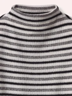 Ringelshirt mit Kaminkragen