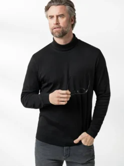 Rollkragen-Shirt