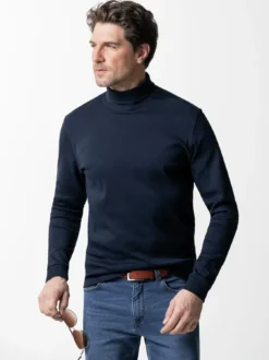 Rollkragen-Shirt