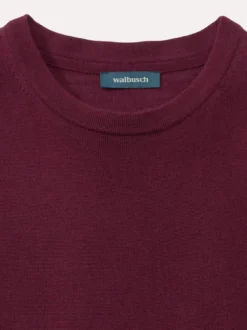Rundhals-Pullover Merino Extrafein