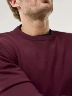 Rundhals-Pullover Merino Extrafein