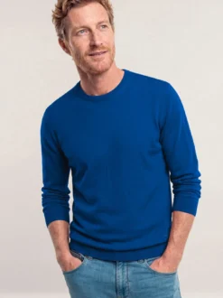 Rundhals-Pullover Merino Extrafein