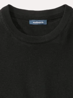 Rundhals-Pullover Merino Extrafein