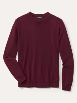 Rundhals-Pullover Merino Extrafein