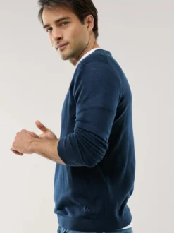Rundhals-Pullover Merino Extrafein