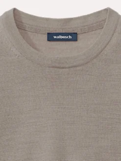 Rundhals-Pullover Merino Extrafein