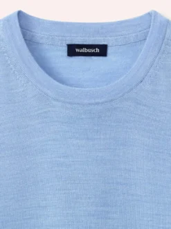 Rundhals-Pullover Merino Extrafein