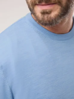 Rundhals-Pullover Merino Extrafein