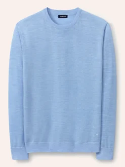Rundhals-Pullover Merino Extrafein