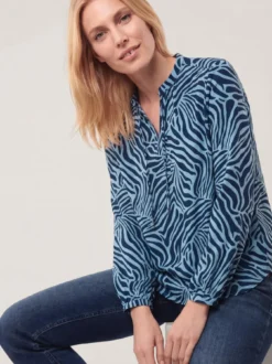 Shirtbluse aus Baumwollmix
