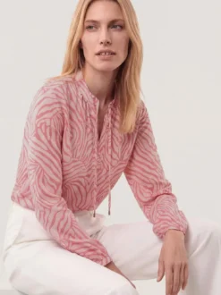 Shirtbluse aus Baumwollmix