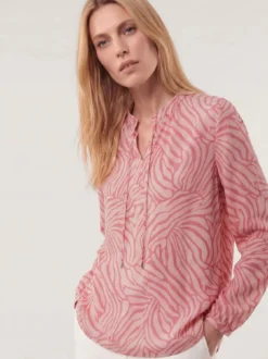 Shirtbluse aus Baumwollmix