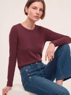 Shirt in Feinstrickoptik