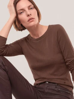 Shirt in Feinstrickoptik