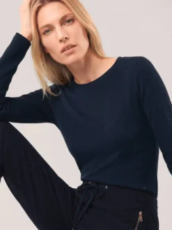 Shirt in Feinstrickoptik