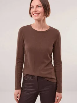 Shirt in Feinstrickoptik