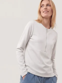 Shirt mit Reißverschluss