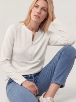 Shirt mit Reißverschluss