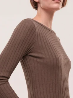 Shirt mit Rippenstruktur LA