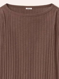 Shirt mit Rippenstruktur LA