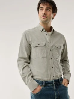 Soft-Cord Overshirt
