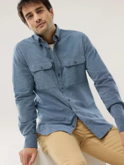 Soft-Cord Overshirt