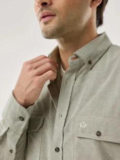 Soft-Cord Overshirt