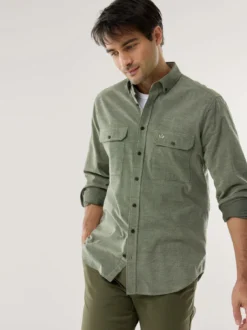 Soft-Cord Overshirt