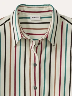 Soft-Flanell Polo-Bluse