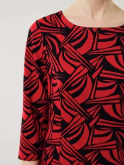 Softjersey-Jacquardkleid