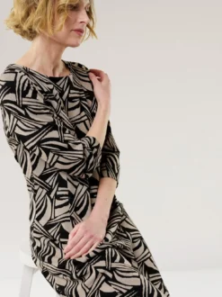 Softjersey-Jacquardkleid