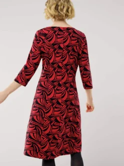 Softjersey-Jacquardkleid