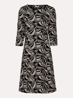 Softjersey-Jacquardkleid