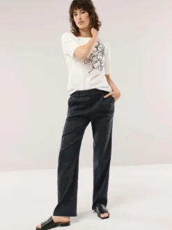 Softleinenmix-Hose Marlene