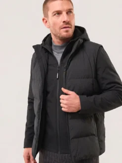 Softshelljacke mit Aussenweste