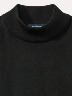 Stehbund-Pullover Merino Extrafein