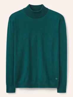 Stehbund-Pullover Merino Extrafein