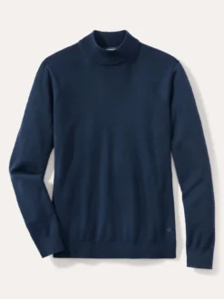 Stehbund-Pullover Merino Extrafein