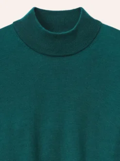 Stehbund-Pullover Merino Extrafein