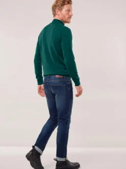 Stehbund-Pullover Merino Extrafein