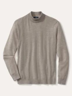 Stehbund-Pullover Merino Extrafein