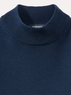 Stehbund-Pullover Merino Extrafein