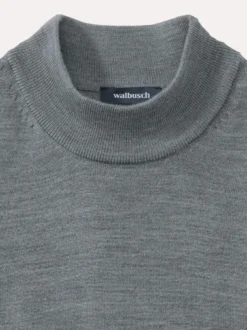 Stehbund-Pullover Merino Extrafein