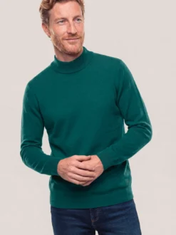 Stehbund-Pullover Merino Extrafein