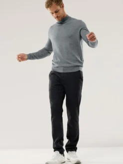 Stehbund-Pullover Merino Extrafein