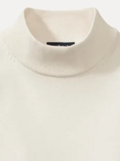 Stehbund-Pullover Merino Extrafein