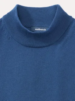 Stehbund-Pullover Merino Extrafein