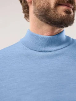 Stehbund-Pullover Merino Extrafein