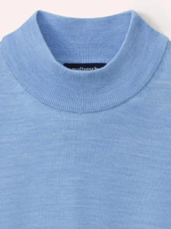 Stehbund-Pullover Merino Extrafein